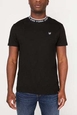 Zoo York Mens Jacquard Collar T-Shirt