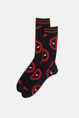 Mens Deadpool Crew Socks