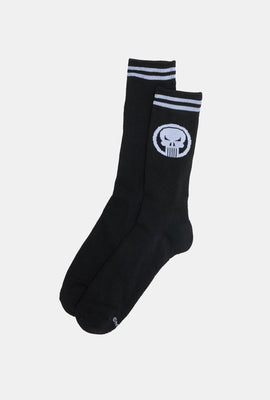 Mens The Punisher Logo Crew Socks