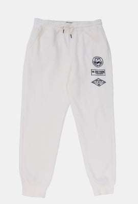 Jogger en molleton logos brodés Zoo York homme