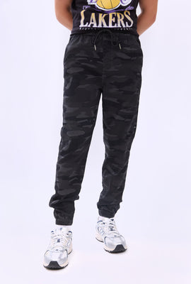 Jogger Coupe Slim Camo Arsenic Homme