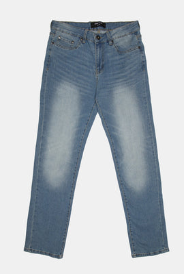 Jean Slim Délavé Moyen Arsenic Homme 30