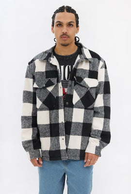West49 Mens Lined Flannel Shacket