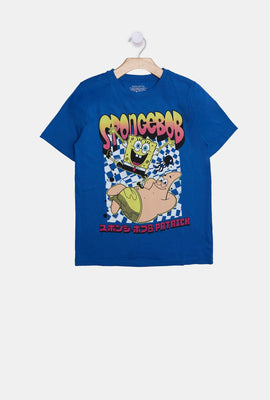 T-shirt imprimé Bob l'éponge et Patrick junior