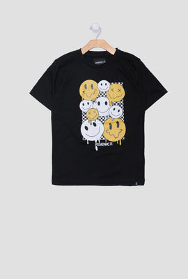 T-shirt imprimé Smiley Arsenic junior