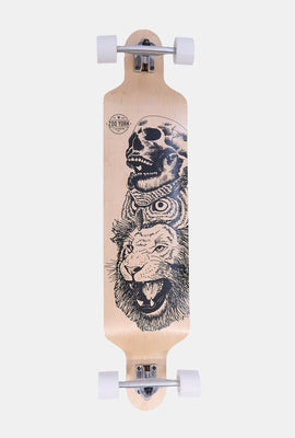 Longboard imprimé tête de lion Zoo York 42